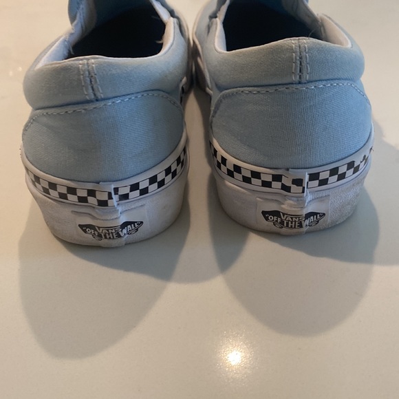 REDUCED!  Women’s Light Blue Vans - Picture 4 of 6
